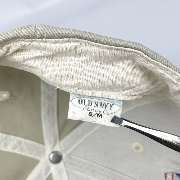 Old Navy Tan Embroidered Interstate 96 Logo NY SF Snap Back Adjustable Hat Cap - Picture 10 of 12
